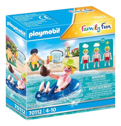 Playmobil 70112 Familia En Playa Figura Cambia De Color!!