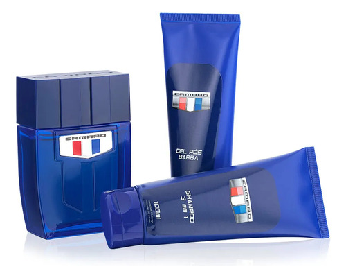 Desperte A Paixão Com O Kit Deo Colônia Camaro Azul - Envio Rápido