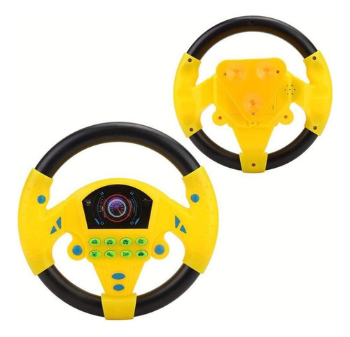 Juguete Volante Auto Con Sonido Para Niños Simulacion
