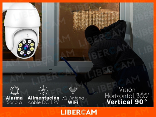 Imagen 8 de 10 de Camara Wifi Exterior Ip Domo Seguridad Inalambrica Microfono