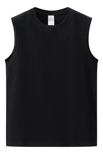 Camiseta Sin Mangas Con Chaleco De Algodón