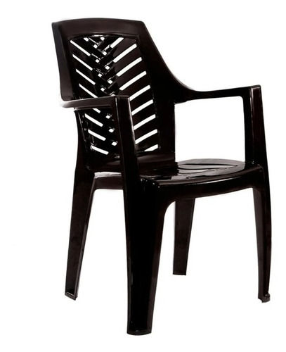 Sillon Marbella De Plastico Reforzado Apilable X6 Unidades
