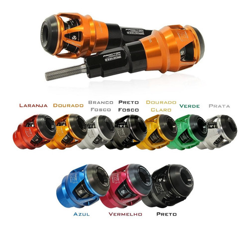 Imagem 1 de 2 de Slider Procton Modelo F1 Yamaha Mt 09 Mt09 Ano 2021