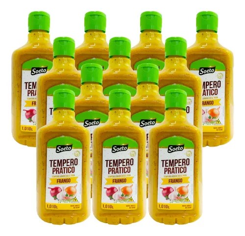Kit Caixa 12 Un Tempero Prático Frango 1 L Soeto Alimentos Menor preço em Kit Caixa 12 Un Tempero Prático Frango 1 L Soeto Alimentos