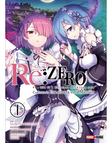 Manga Re: Zero Capitulo 2 Vol. 01 (panini Arg)