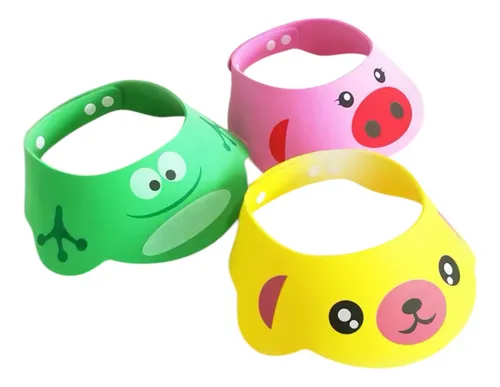 comprar Visera De Baño Bebé Gorro Ducha Goma Eva Diseño Animales