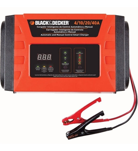 Cargador Bateria Inteligente Auto Black Decker 40 Amp Bc40