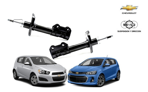 Jgo Amortiguadores Del Chevrolet Sonic Hb 1.6l 2016 2 Pzas