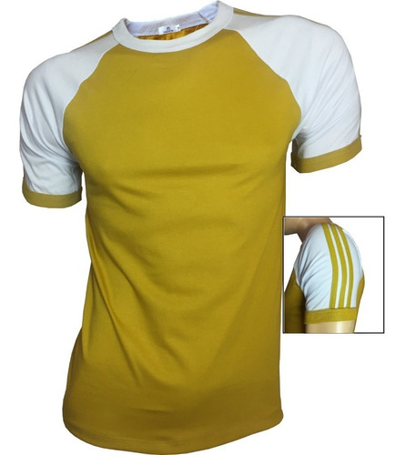 Imagen 1 de 1 de Playera Manga Ranglan Manga Corta Con Tiras En Hombros