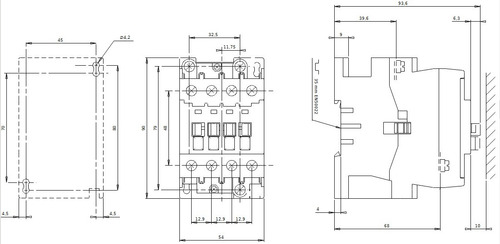 Contactor Magnético Abb A26-30-10 Bobina 220vac, 26amp