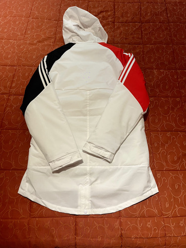 Camperón Adidas Parka River Plate Talle M 2024 Color Blanco