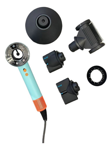 Secadora Profesional con Iones Negativos y Control Térmico Inteligente - Tecnología Supersónica para Cabello Brillante sin Daño, Motor Silencioso y Rápido Secado