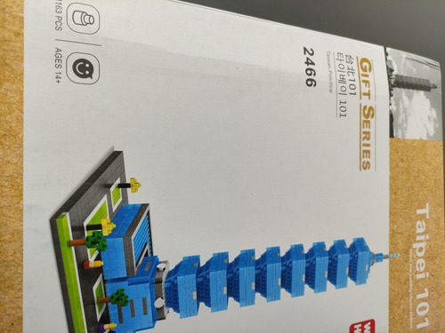 Juego - Rompecabezas 3d Mini Blocks Taipei 101 Architect
