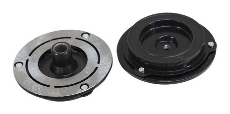 Imagen 7 de 10 de Tapa Clutch Compresor Toyota 10pa15-10pa17 3 Remaches