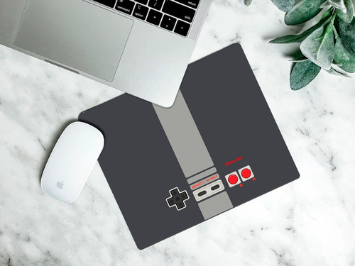 Mouse Pad. Gamer - Oficina. Nes Controller Retro Gaming