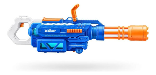 Xshot Water Gatling Motor Soaker De Zuru, Pistola De Agua Azul (Usado)