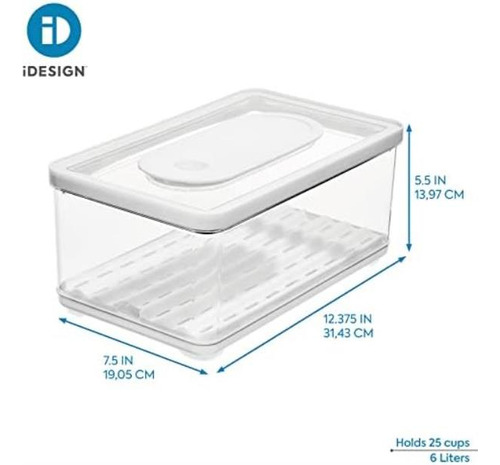 Idesign Id Almacenamiento De Alimentos Frescos, Contenedor G