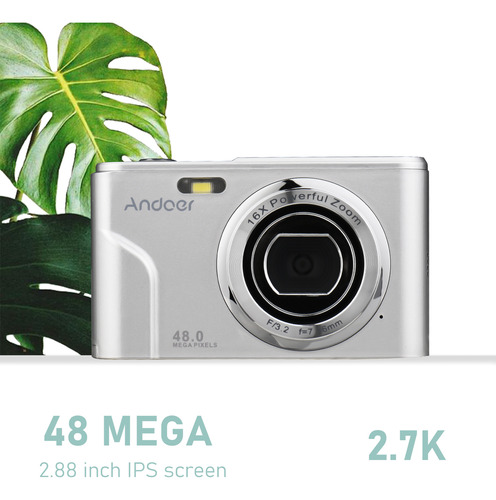 Videocámara Digital Andoer 16x Con Pantalla De Cámara Portát