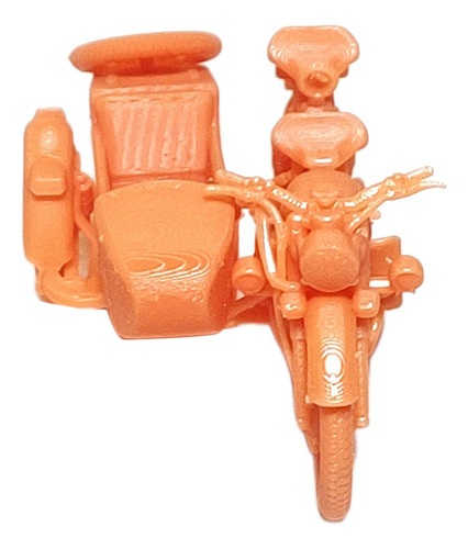 4 Modelo De Motocicleta De Ruedas Sin Pintar, 1/64, Micro