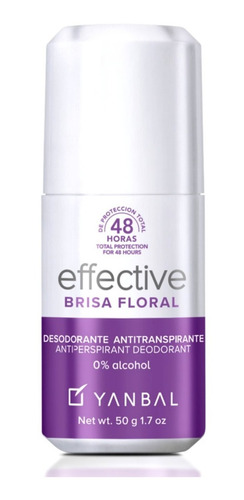 Desodorante Effective Brisa Floral Yanba - g a $210