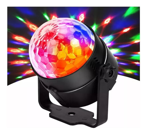 Bola Esfera Magica Led Rgb Audioritmica Fiesta Bolichera