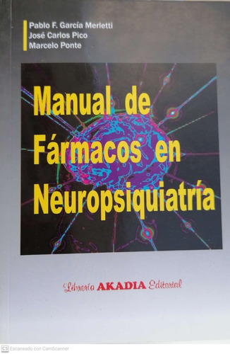 Manual De Farmacos En Neuropsiquiatria