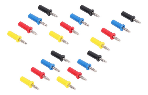 Juego De 5 Juegos De Conectores De Cable Tipo Banana, 4 Mm,