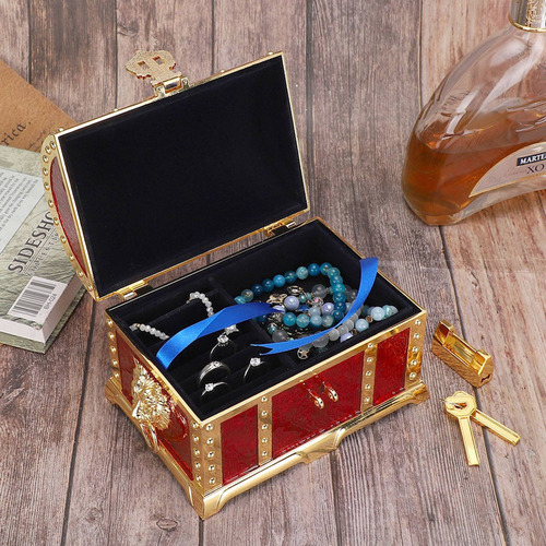 Organizador De Almacenamiento De Joyas, Collares, Estuche Cl