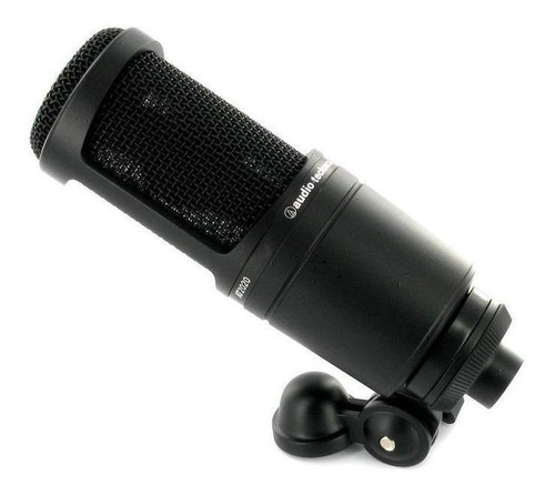 Imagen 2 de 3 de Micrófono Audio-Technica 20 AT2020 condensador cardioide negro