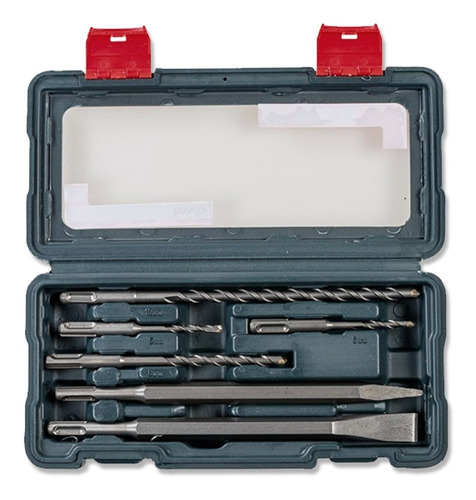 Imagen 3 de 8 de Rotomartillo Bosch Cincelador 26mm Hormigon 3 J + Kit Mechas