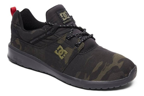 Tênis Dc - Heathrow - Preto Detalhe Camuflado!!! Original!! | Mercado Livre