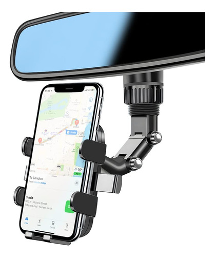 Aukepo Soporte De Teléfono Para Espejo Retrovisor, Soporte D
