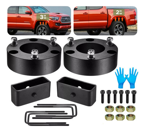 Kit De Elevación Tacoma Hilux 05-23 3 Adelante 2 Atrás