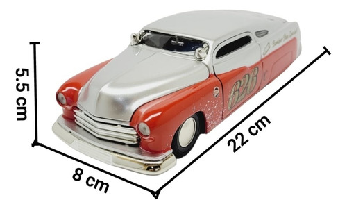 Ford Mercury 1951, miniatura, escala 1/24, colección Jada de metal