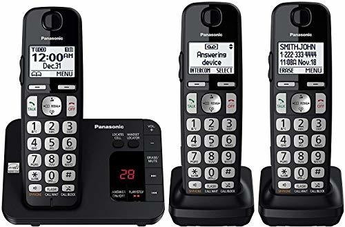 Teléfono Inalámbrico Panasonic Kx-tge433b Con Contestador Y 