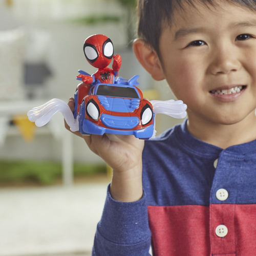 Marvel Spidey y Sus Sorprendentes Amigos, Juguete Bólido Arácnido de Spidey