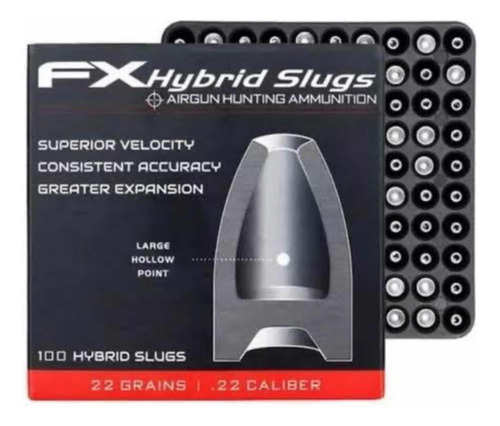 Fx Hybrid Slugs Cal 5.5 (.22) Las Mejores! Bb Gotcha Diábolo