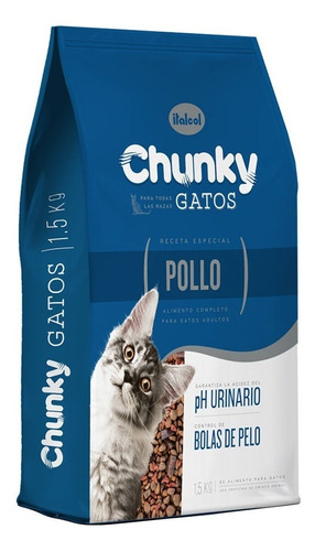 Chunky Gatos Pollo X 1.5 Kilos
