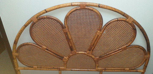 Copete De Rattan Para Cama Matrimonial