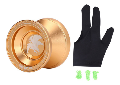 Bola De Aleación De Aluminio Yoyo Professional Golden Que No