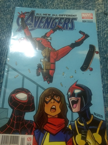 Comics Avengers Portada Variante No4