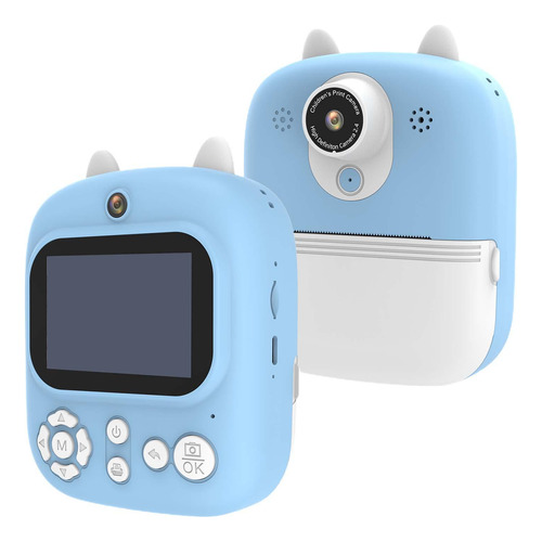 Cámara Instantánea Para Niños Cámara Digital Para Azul