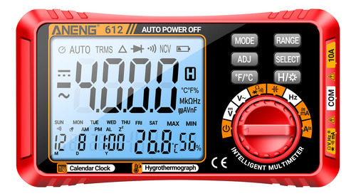 Detector De Voltaje Aneng 612 Smart Multímetro Digital 3 En