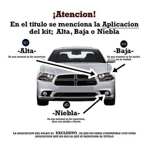 Kit Luces 3ledh4 Tipo Xenon Alta/baja Jetta A2 1991