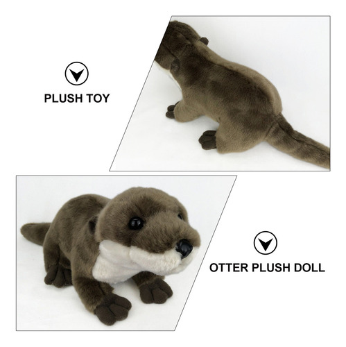 Juguete De Peluche Con Dibujos Animados De Nutrias Para Niño