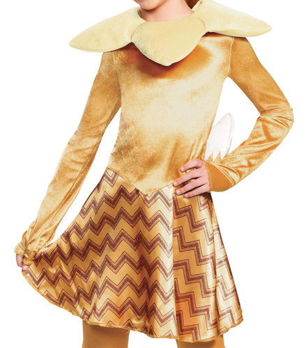 Disfraz De Pokémon Eevee Para Niña Deluxe, Talla M