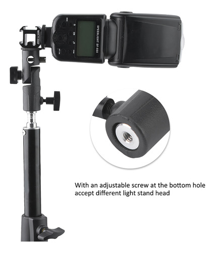 Suporte De Suporte De Adaptador Flash Holder Swivel Tri Hot