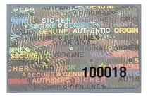 Comprar 280 Hologramas Foliado Enumerado Lote Sello Seguridad Void