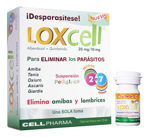 Loxcell Suspensión Pediátrica Caja Con Frasco Con 10 Ml