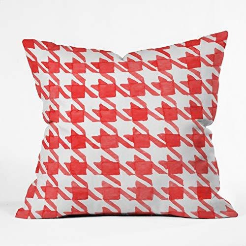 Deny Designs Social Proper Candy Hounds Tooth - Cojín Para I